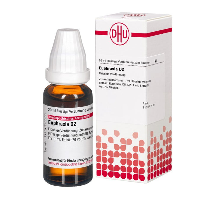 Euphrasia D2 DHU Dilution, 20 ml Solution