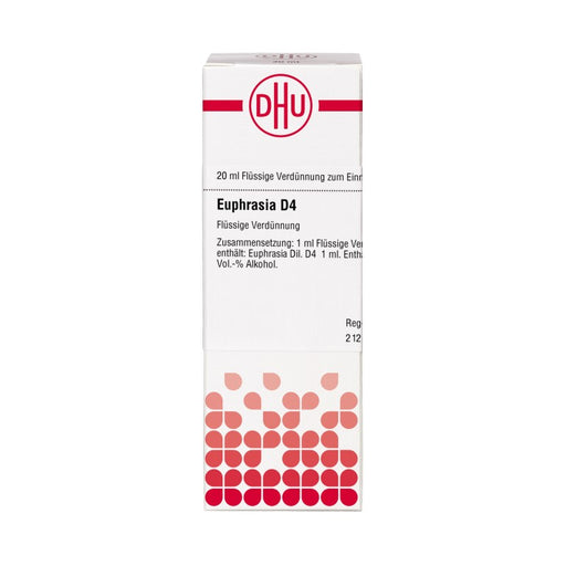 Euphrasia D4 DHU Dilution, 20 ml Lösung