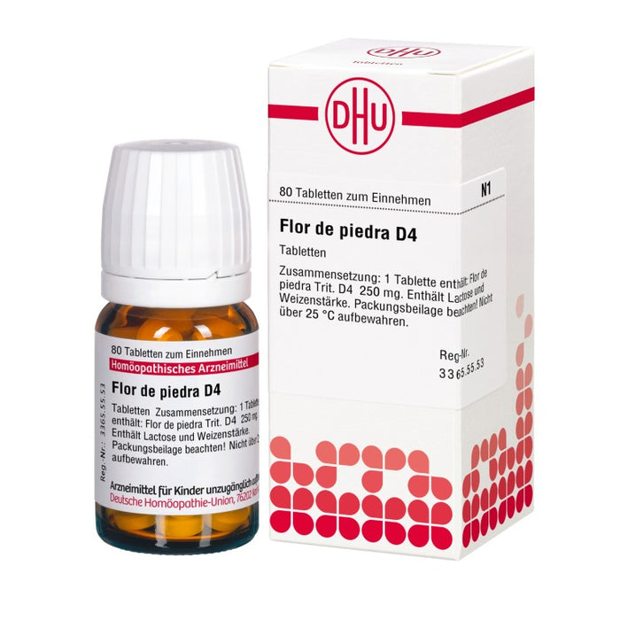 Flor de Piedra D4 DHU Tabletten, 80 pc Tablettes