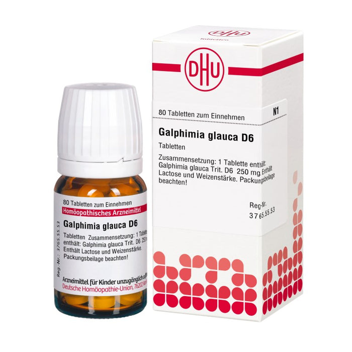 Galphimia glauca D6 DHU Tabletten, 80 pc Tablettes