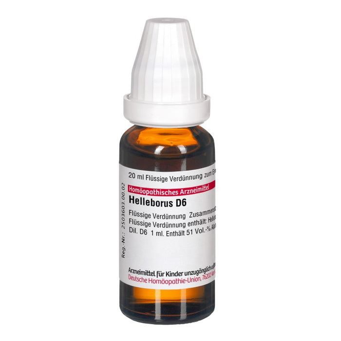 Helleborus D6 DHU Dilution, 20 ml Solution