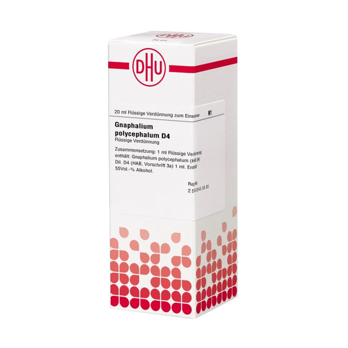Gnaphalium polycephalum D4 DHU Dilution, 20 ml Solution