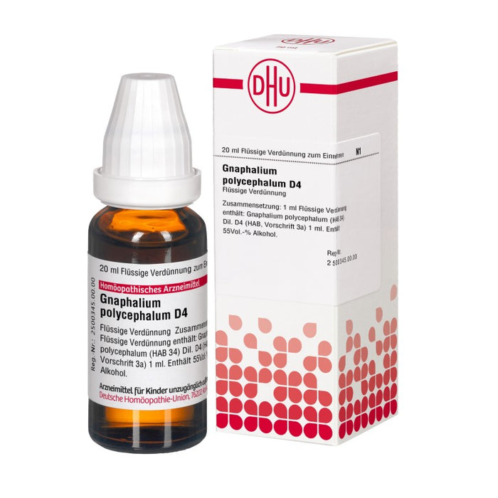 Gnaphalium polycephalum D4 DHU Dilution, 20 ml Solution