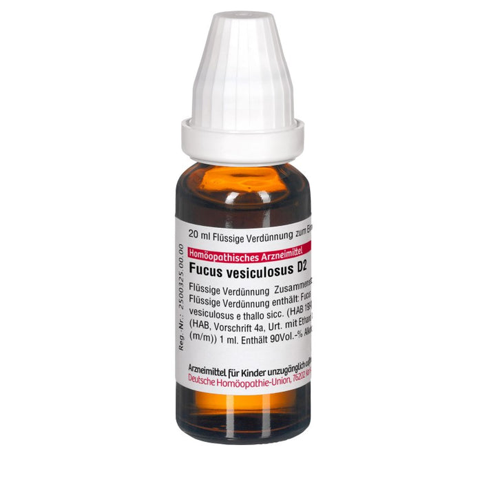 DHU Fucus vesiculosus D2 Dilution, 20 ml Solution
