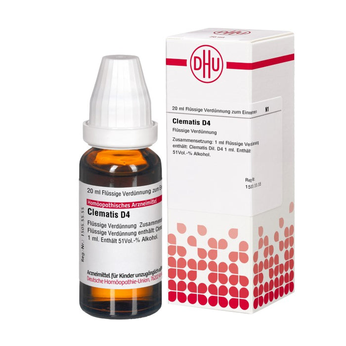 DHU Clematis D4 Dilution, 20 ml Solution