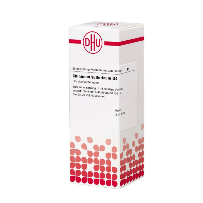 DHU Chininum sulfuricum D4 Dilution, 20 ml Solution