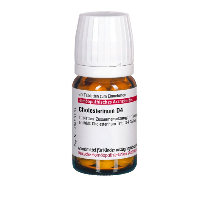 Cholesterinum D4 DHU Tabletten, 80 pc Tablettes