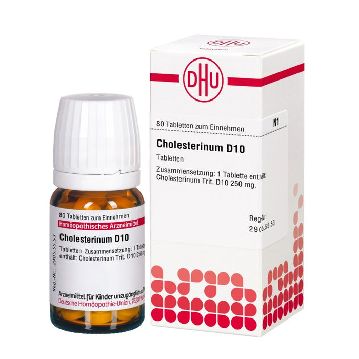 Cholesterinum D4 DHU Tabletten, 80 pc Tablettes