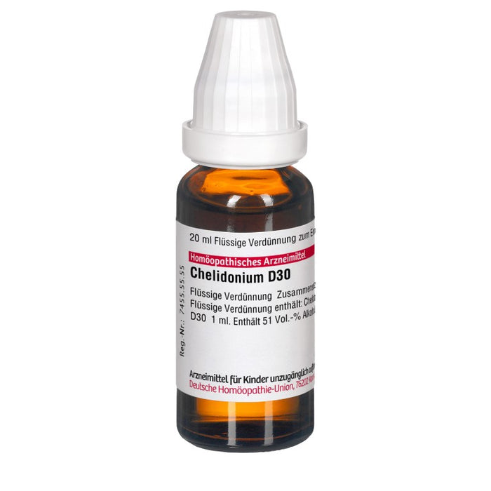 DHU Chelidonium D30 Dilution, 20 ml Solution