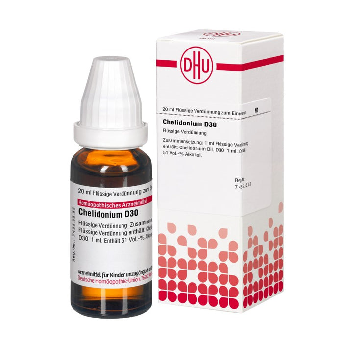 DHU Chelidonium D30 Dilution, 20 ml Solution