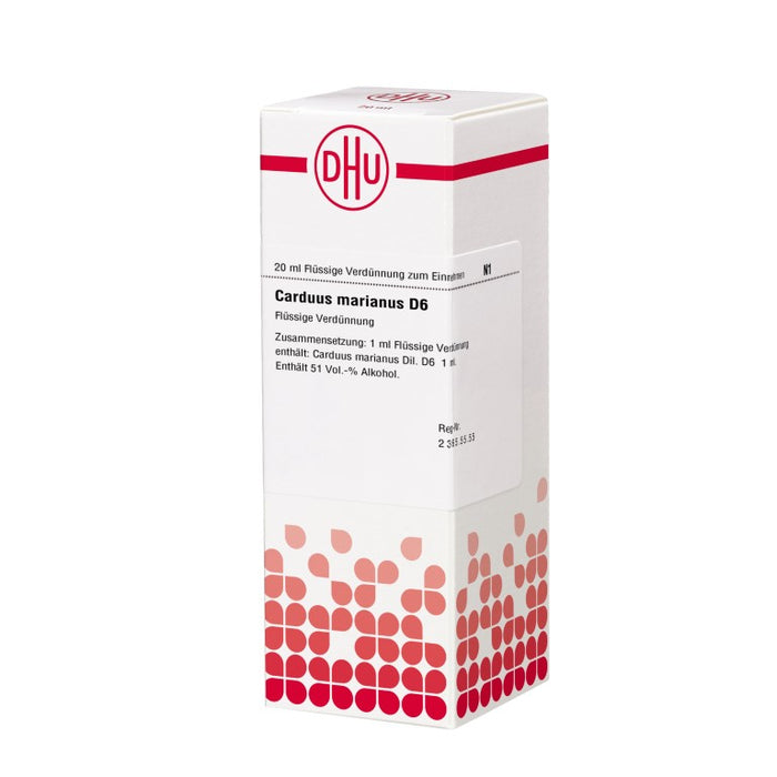 DHU Carduus marianus D6 Dilution, 20 ml Solution