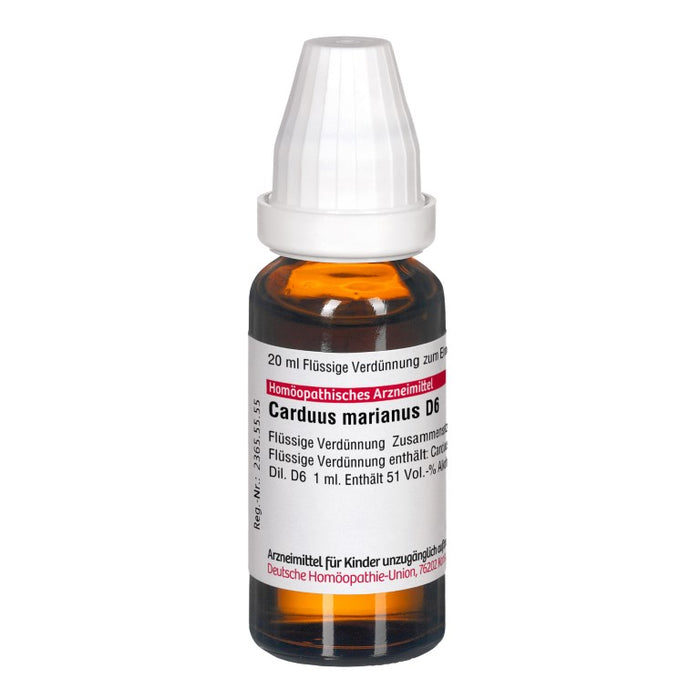 DHU Carduus marianus D6 Dilution, 20 ml Solution