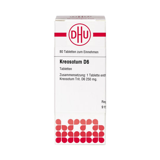 DHU Kreosotum D6 Tabletten, 80 St. Tabletten