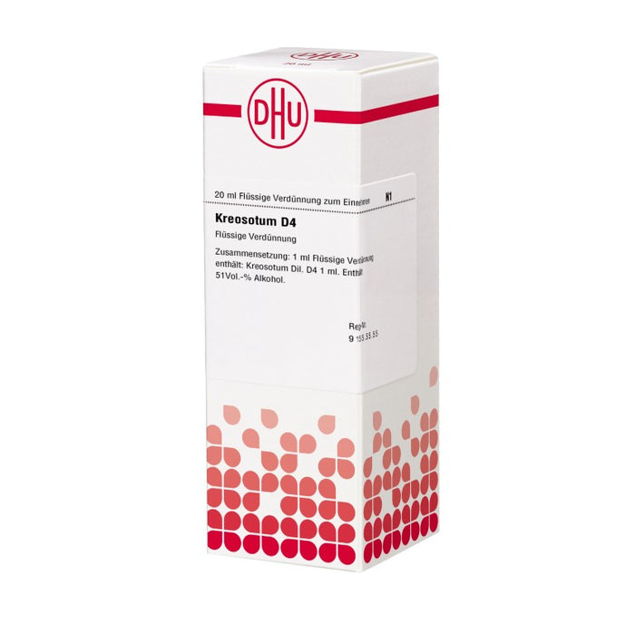 DHU Kreosotum D4 Dilution, 20 ml Solution