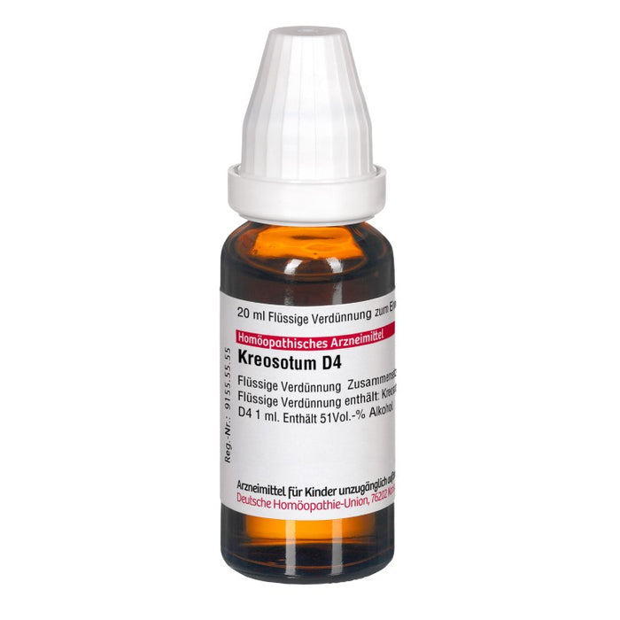 DHU Kreosotum D4 Dilution, 20 ml Solution