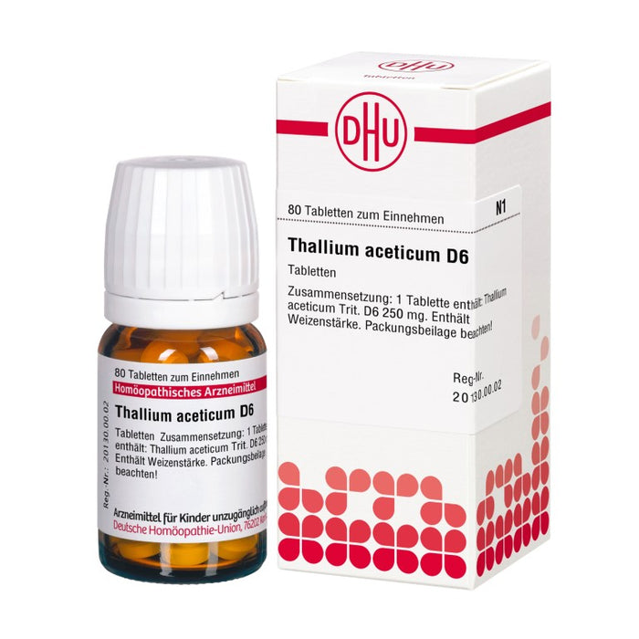 Thallium aceticum D6 DHU Tabletten, 80 pc Tablettes