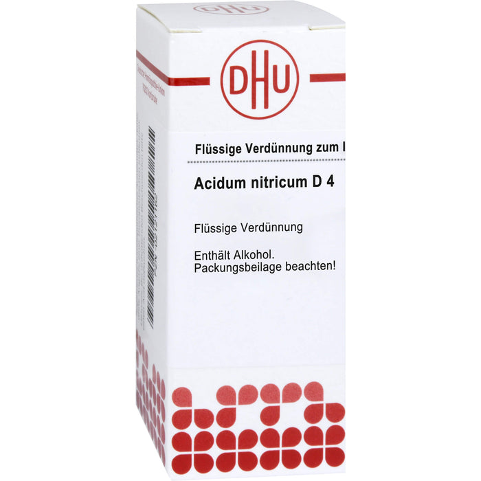 DHU Acidum nitricum D4 Dilution, 20 ml Solution