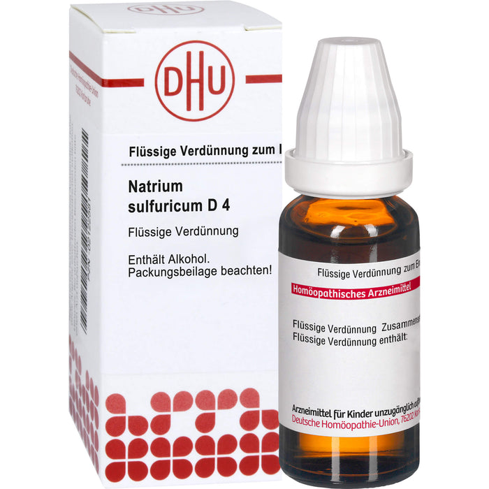 Natrium sulfuricum D4 DHU Dilution, 20 ml Solution