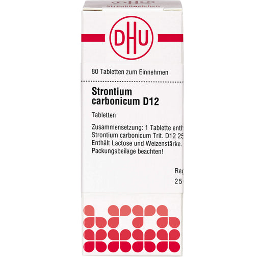 Strontium carbonicum D12 DHU Tabletten, 80 St. Tabletten
