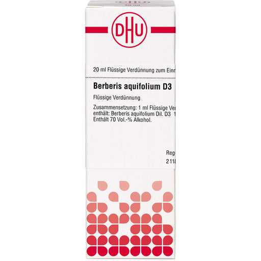 Berberis aquifolium D3 DHU Dilution, 20 ml Lösung