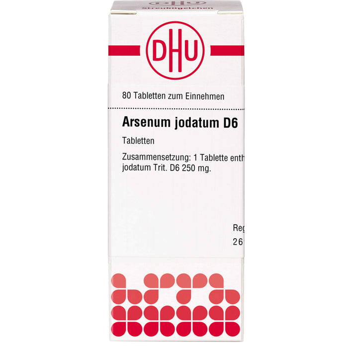 Arsenum jodatum D6 DHU Tabletten, 80 St. Tabletten