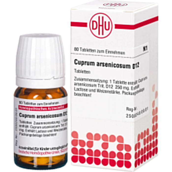 Cuprum arsenicosum D12 DHU Tabletten, 80 pc Tablettes