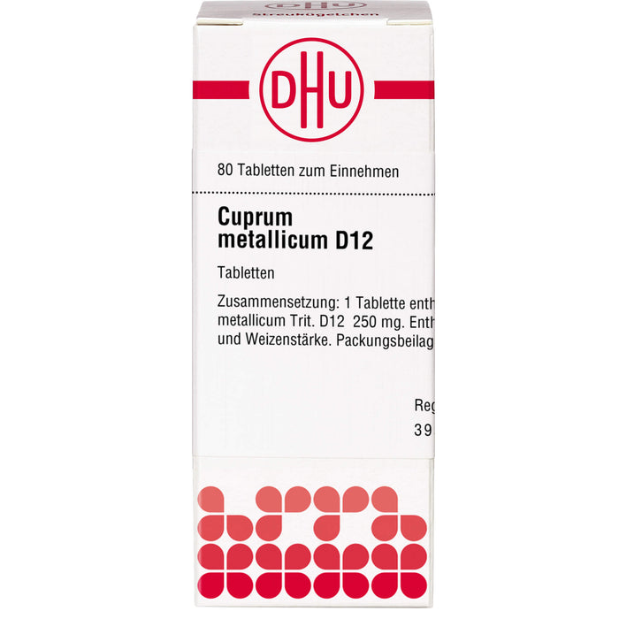 Cuprum metallicum D12 DHU Tabletten, 80 St. Tabletten