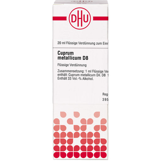 DHU Cuprum metallicum D8 Dilution, 20 ml Lösung