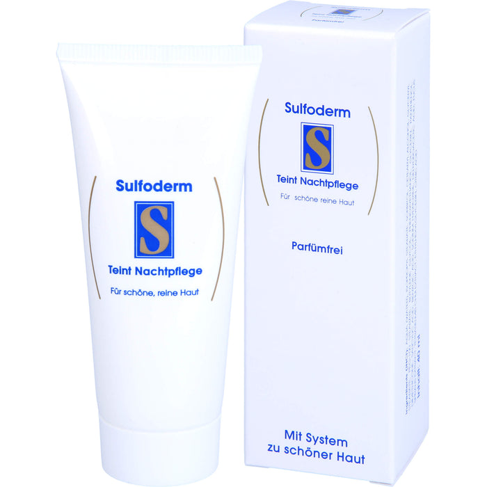 Sulfoderm S Teint Nachtpflege parfümfrei, 40 ml Creme