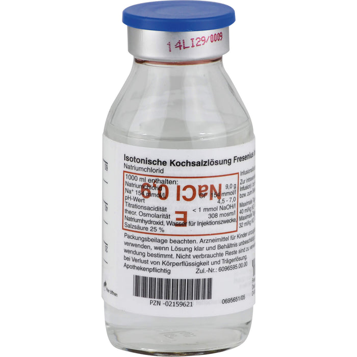 FRESENIUS KABI Isotonische Kochsalzlösung 0,9% Glasflasche, 100 ml Solution