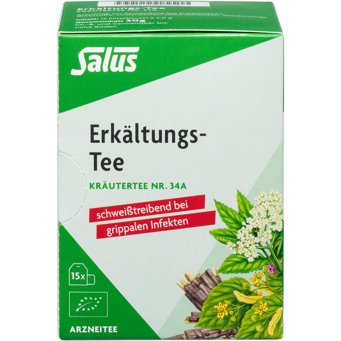 Salus Erkältungs-Tee Nr. 34 a bei grippalen Infekten, 15 St. Filterbeutel
