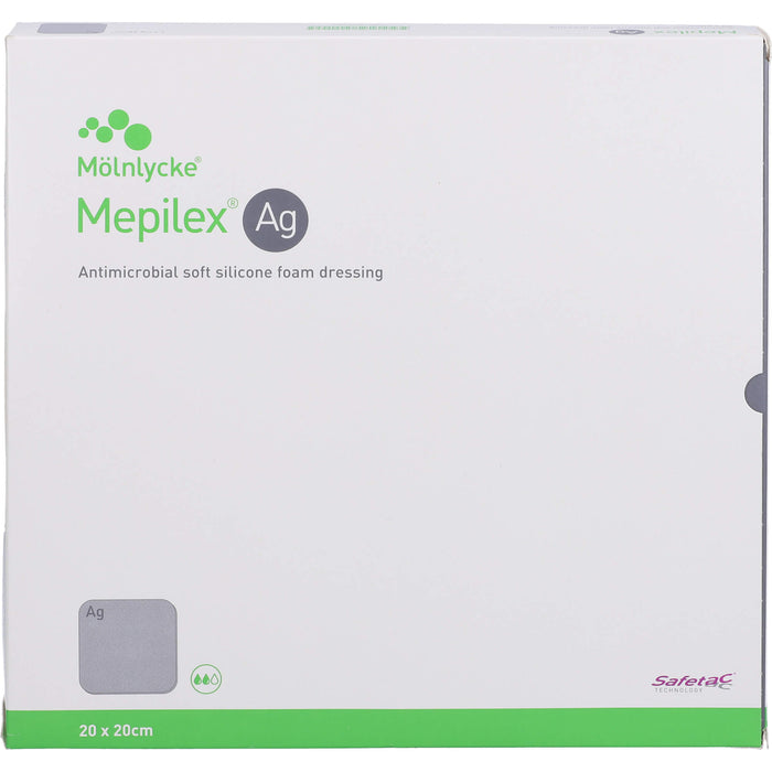 Mepilex Ag 20x20cm Steril, 5 St VER