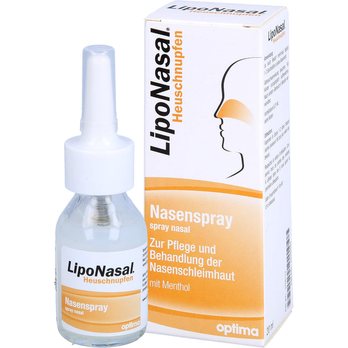 LipoNasal Heuschnupfen, Nasenspray zur Pflege und Behandlung der Nasenschleimhaut, 20 ml Solution