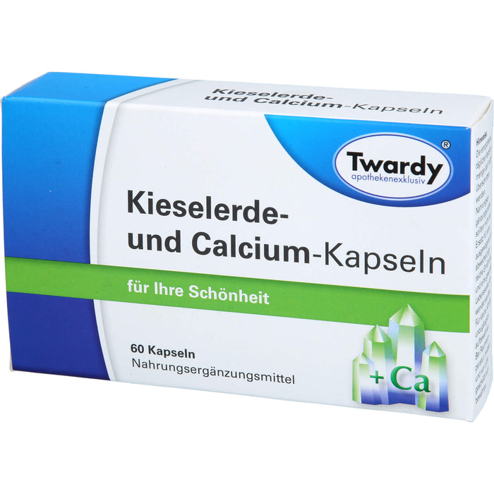 Twardy Kieselerde- und Calcium-Kapseln für Ihre Schönheit, 60 pc Capsules