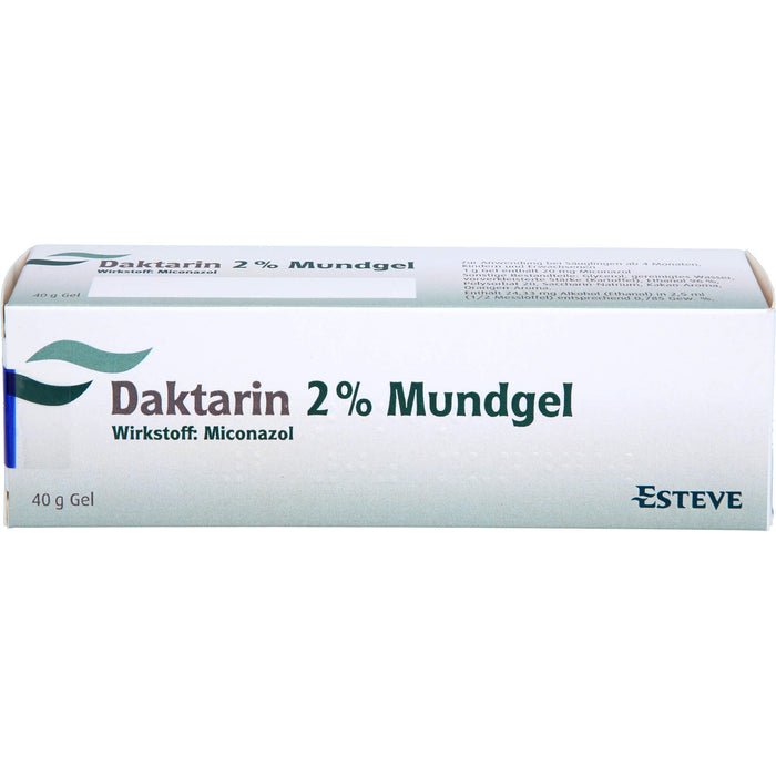 EMRAmed Daktarin 2% Mundgel bei Pilzerkrankungen der Schleimhaut, 40 g Gel