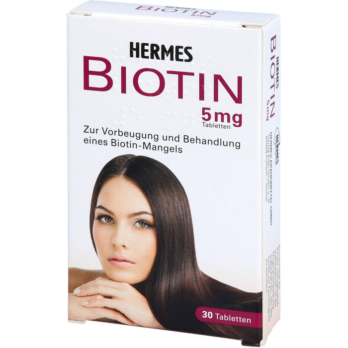 HERMES Biotin 5 mg Tabletten, 30 pc Tablettes