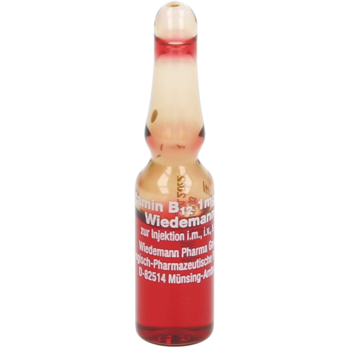Vitamin B12 Wiedemann 1 mg/ml Injektionslösung, 10 pcs. Ampoules