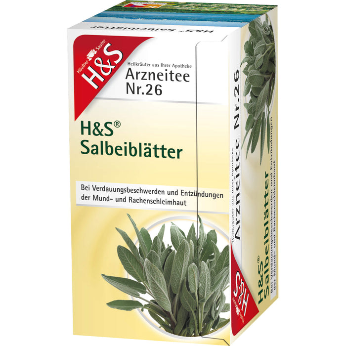 H&S Salbeiblätter Arzneitee, 20 pcs. Filter bag