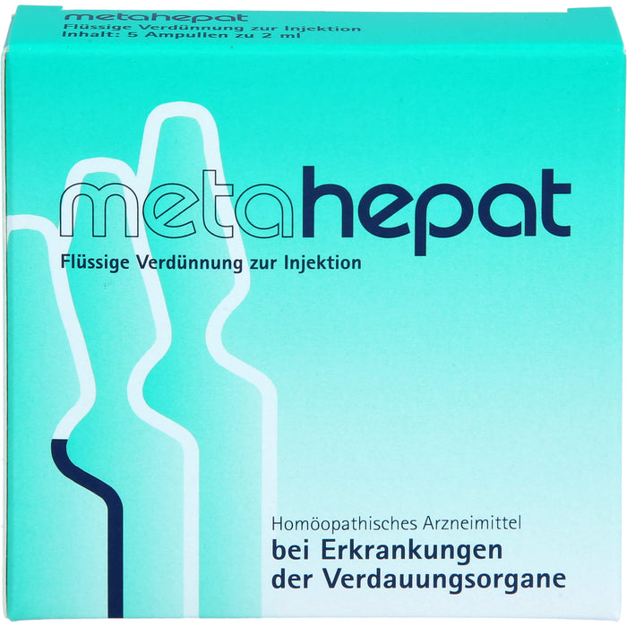 Metahepat flüssige Verdünnung bei Erkrankungen der Verdauungsorgane, 5 St. Ampullen