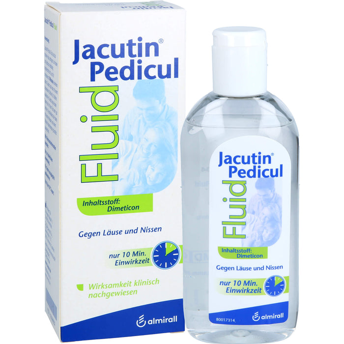 Jacutin Pedicul Fluid mit Nissenkamm gegen Läuse und Nissen, 200 ml Solution