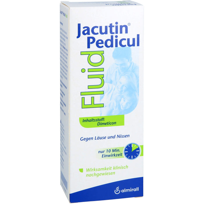 Jacutin Pedicul Fluid mit Nissenkamm gegen Läuse und Nissen, 200 ml Solution