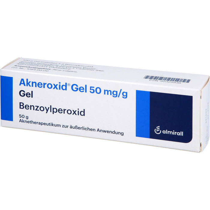 Akneroxid Gel 50 mg/g Aknetherapeutikum, 50 g Gel
