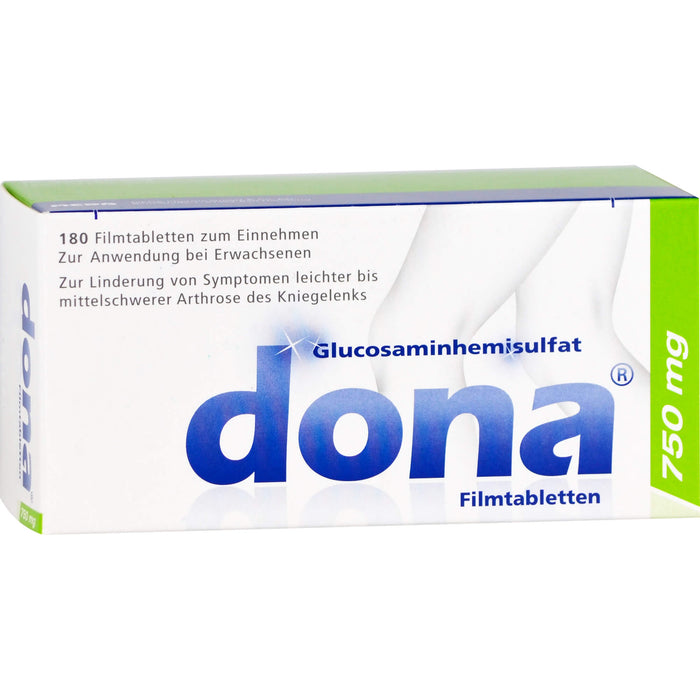 Dona 750 mg Filmtabletten bei leichter bis mittelschwerer Arthrose des Kniegelenks, 180 St. Tabletten