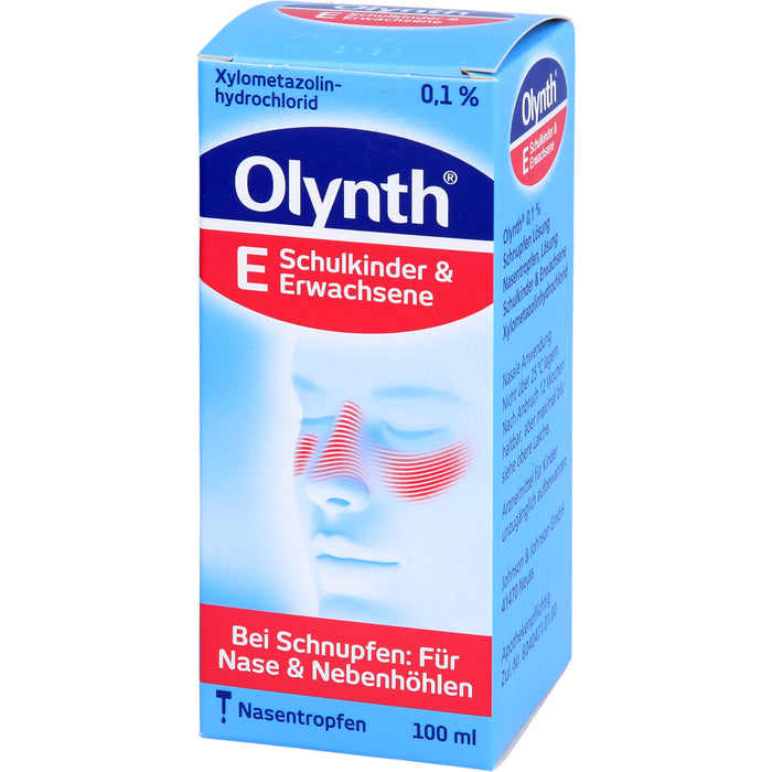 Olynth E Nasentropfen bei Schnupfen, 100 ml Solution