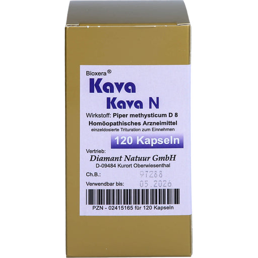 Bioxera Kava Kava N D8 Kapseln, 120 St. Kapseln
