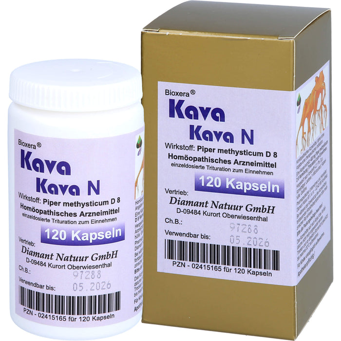 Bioxera Kava Kava N D8 Kapseln, 120 pcs. Capsules