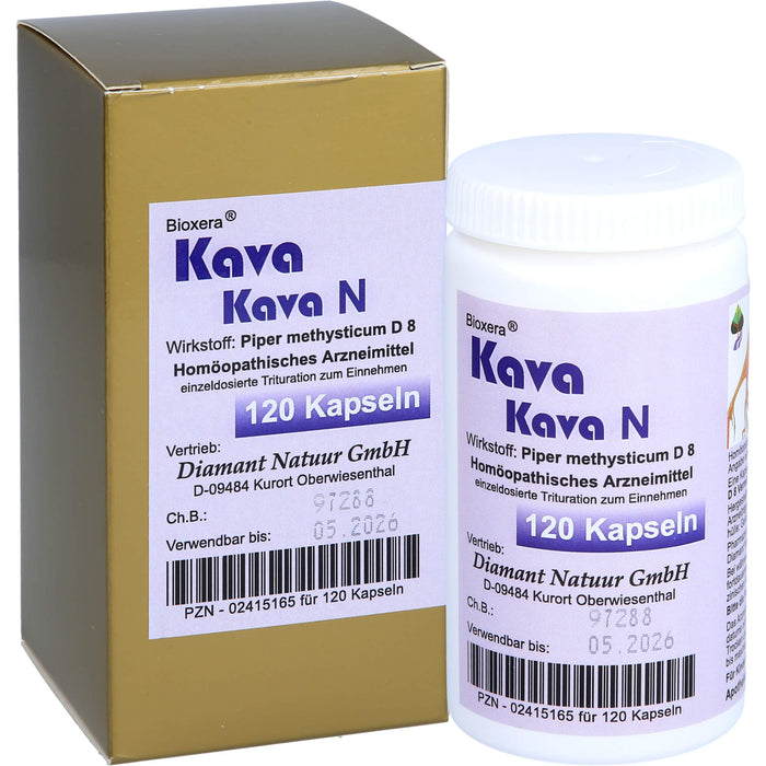 Bioxera Kava Kava N D8 Kapseln, 120 pcs. Capsules
