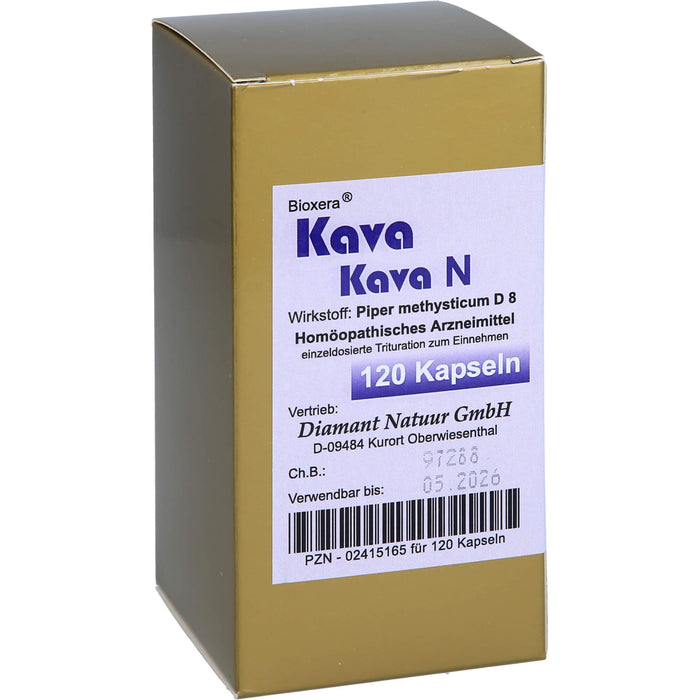 Bioxera Kava Kava N D8 Kapseln, 120 pcs. Capsules