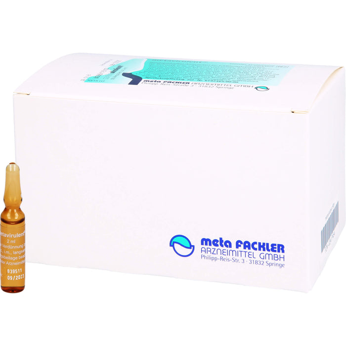 Metavirulent flüssige Verdünnung bei Erkältungskrankheiten, 50 pcs. Ampoules
