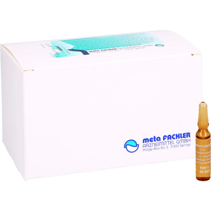 Metavirulent flüssige Verdünnung bei Erkältungskrankheiten, 50 pcs. Ampoules